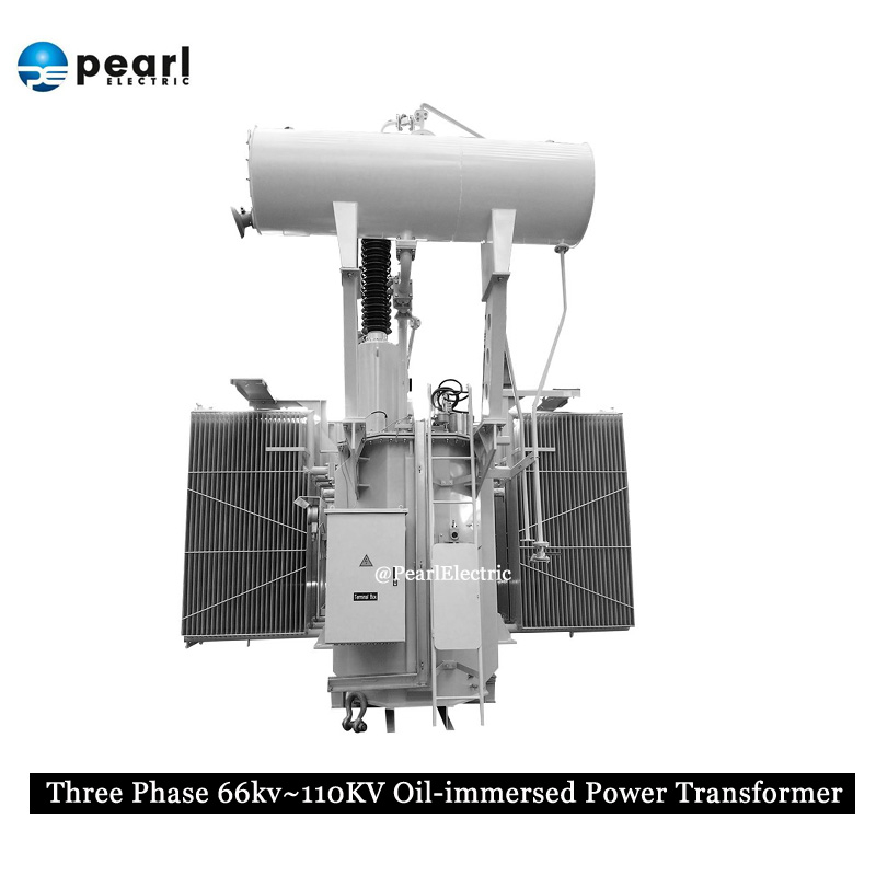 Transformateur de puissance refroidi par huile 66KV-110KV pour les solutions de sous-station industrielle et de réseau énergétique