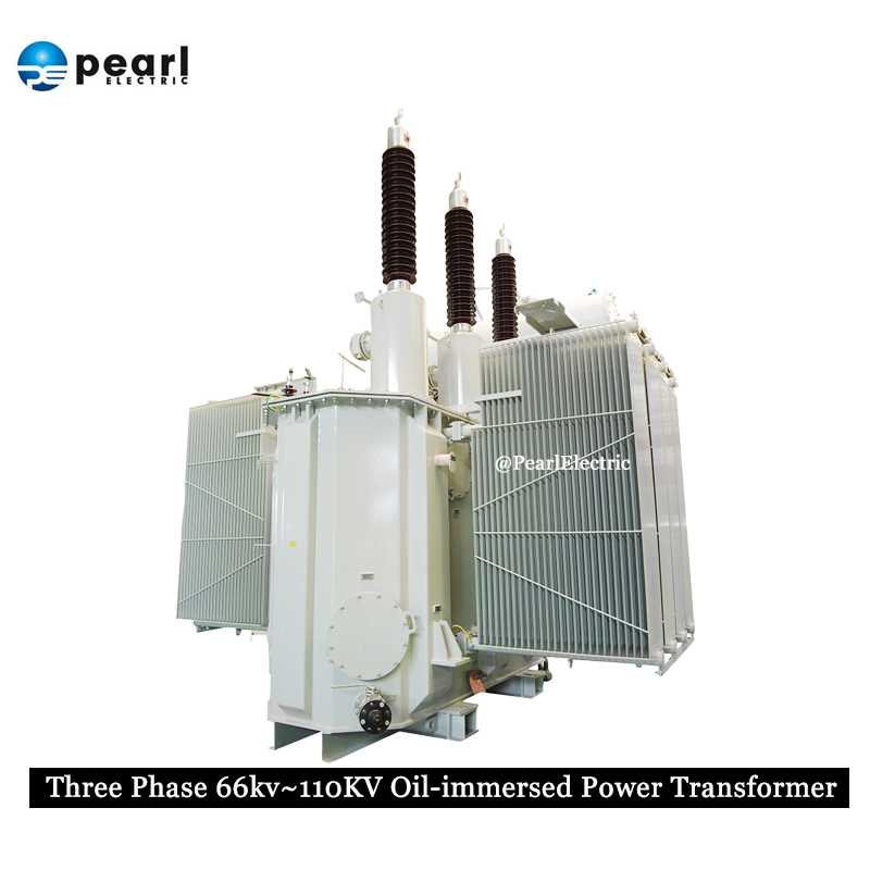 Transformateur de puissance refroidi par huile 66KV-110KV pour les solutions de sous-station industrielle et de réseau énergétique