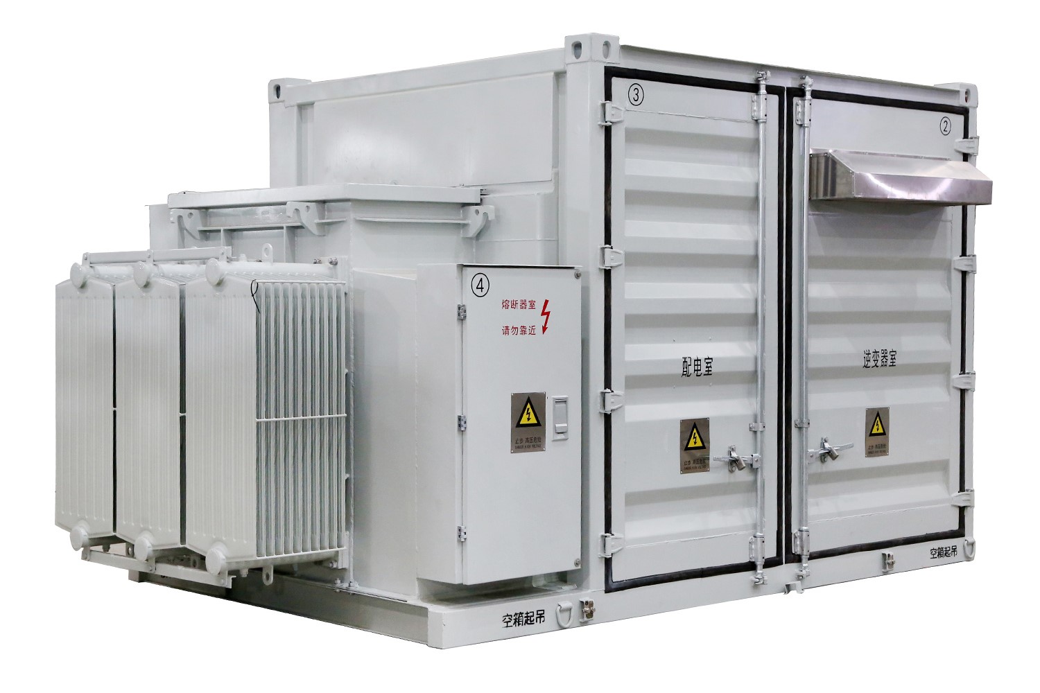 Transformateur mont&eacute; sur tampon &agrave; l'huile