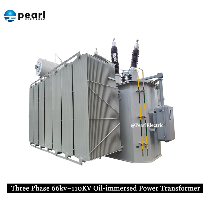 Transformateur de puissance refroidi par huile 66KV-110KV pour les solutions de sous-station industrielle et de réseau énergétique
