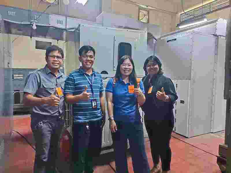 Les ing&eacute;nieurs de Pearl Electric effectuent une inspection apr&egrave;s-vente pour la National Power Corporation (NPC) des Philippines